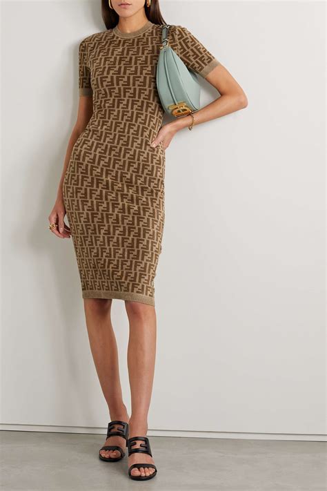 fendi jacquard dress|FENDI Dresses .